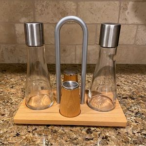 Bodum Cruet Set - Oil, Vinegar, Salt, and Pepper